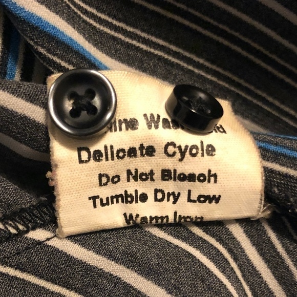 Allen Sully Striped Button Up - Picture 5 of 6